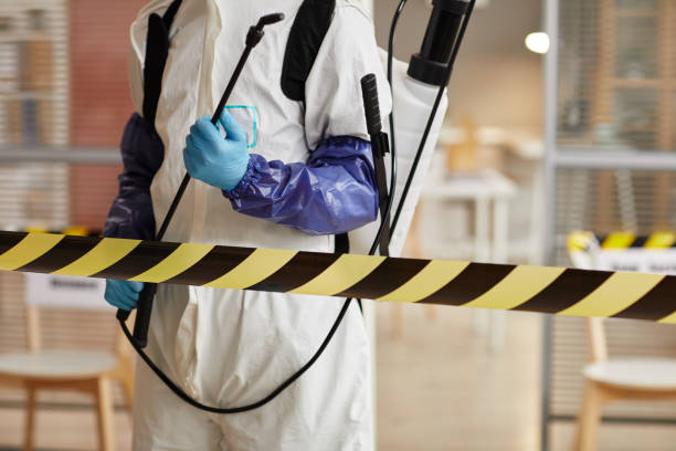 Professional Blood Cleanup technician working in Rockford, WA